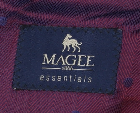 Mens UK Size 46 Magee Regular Black Suit Jacket