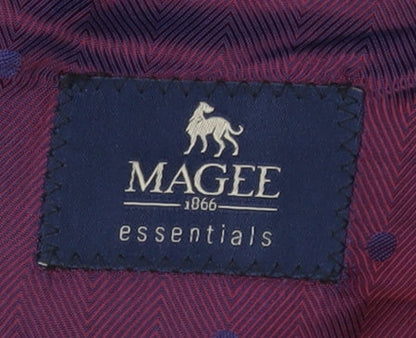 Mens UK Size 46 Magee Regular Black Suit Jacket
