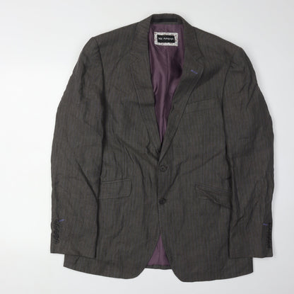 Mens UK Size 40 Marks and Spencer Regular Grey Suit Jacket