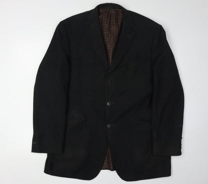 Mens UK Size 42 Marks and Spencer Regular Black Suit Jacket