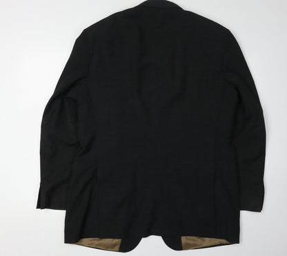 Mens UK Size 42 Marks and Spencer Regular Black Suit Jacket