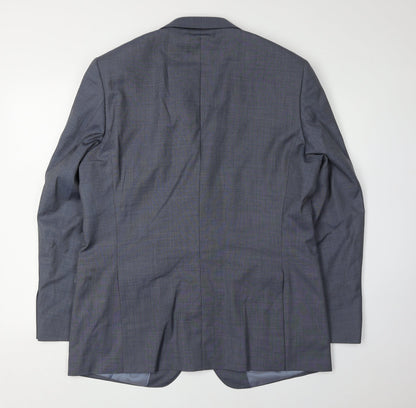Mens UK Size 44 Moss 1851 Regular Blue Suit Jacket