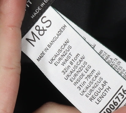 Marks and Spencer Men's Black Dress Pants, 32