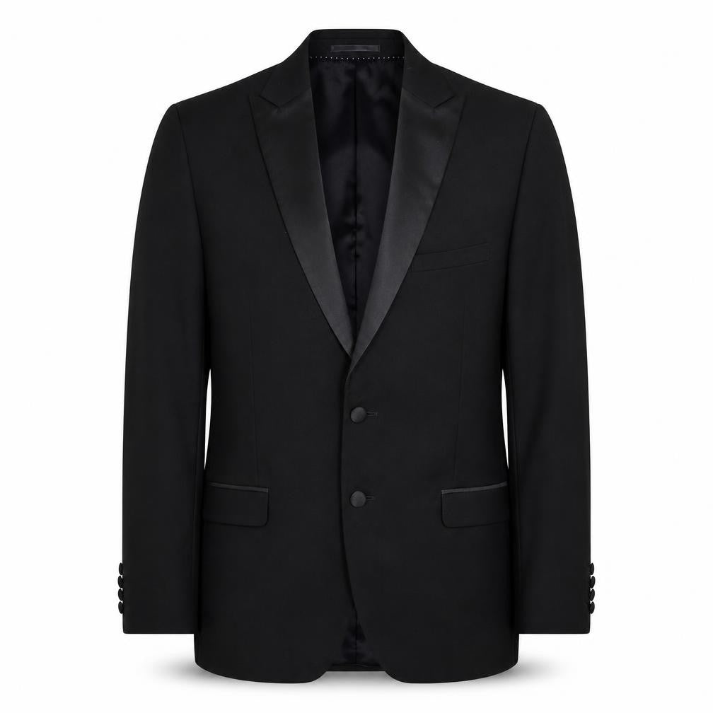 Mens UK Size 40 Moss Esq. Regular Black Suit Tuxedo