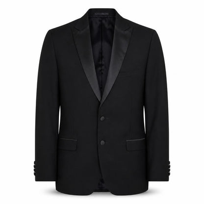 Mens UK Size 40 Moss Esq. Regular Black Suit Tuxedo