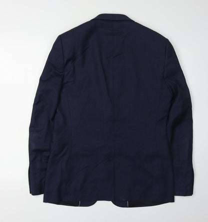 Mens UK Size 38 Jaeger Regular Blue Suit Jacket