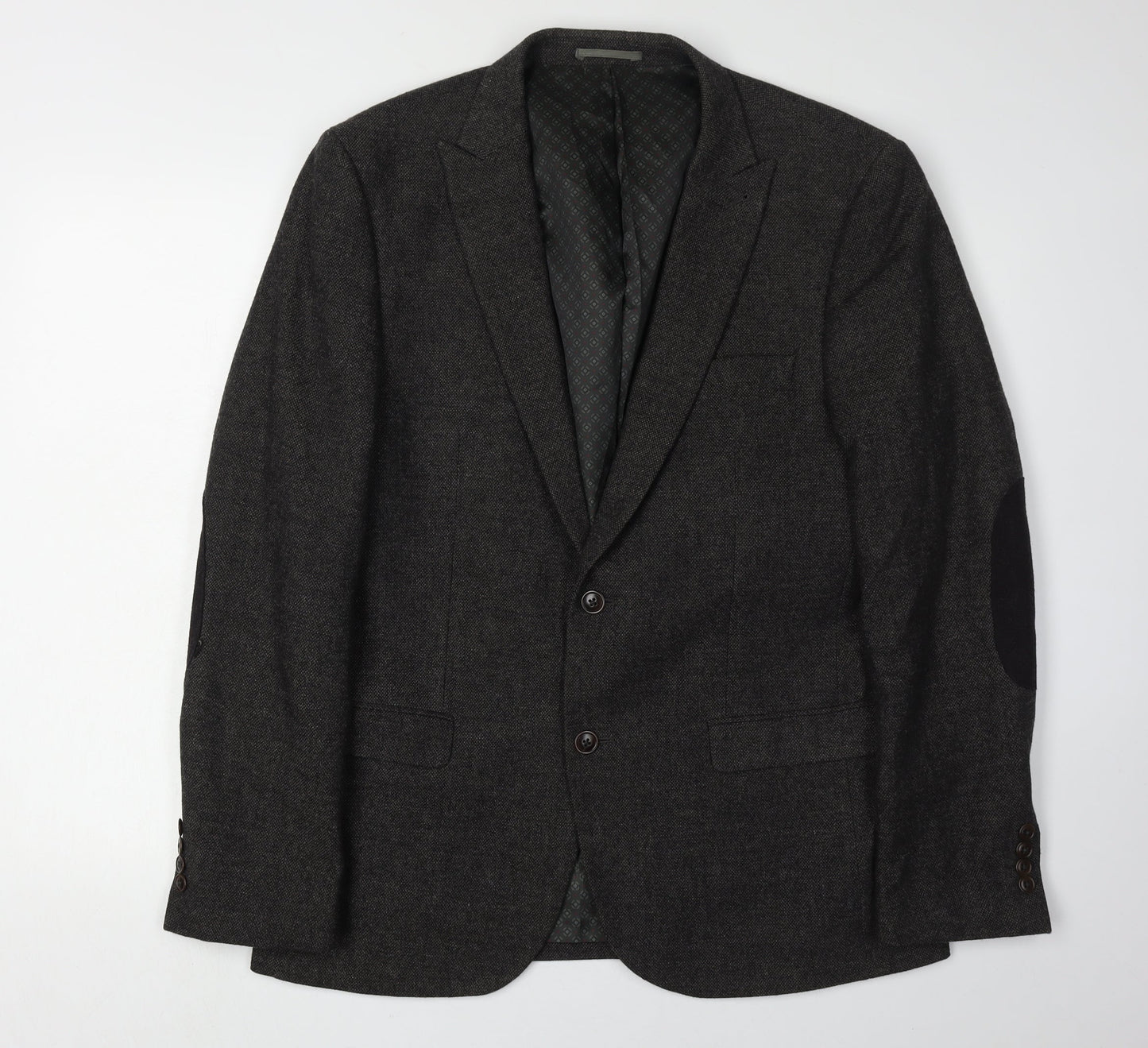 Mens UK Size 42 NEXT Regular Black Suit Jacket
