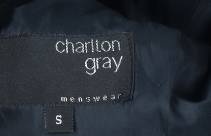 Mens UK Size S Charlton Gray Black