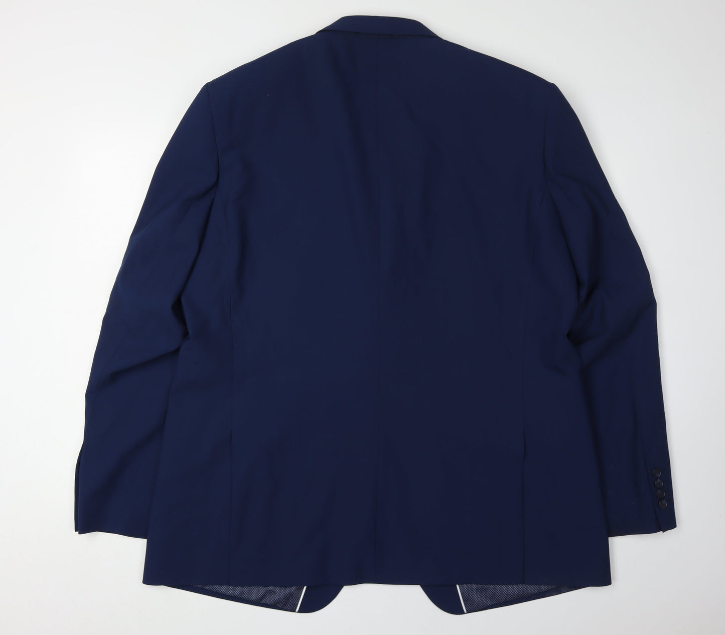 Mens UK Size 46 Marks and Spencer Regular Blue Suit Jacket