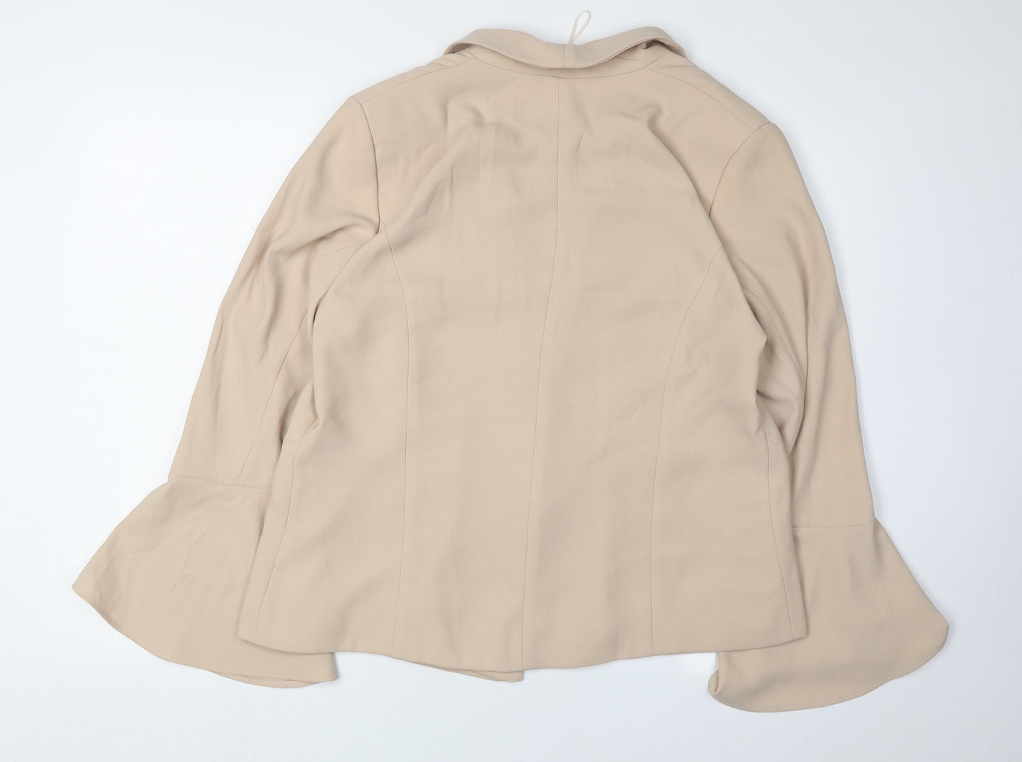 Marks and Spencer Beige Women's Blazer Size 16