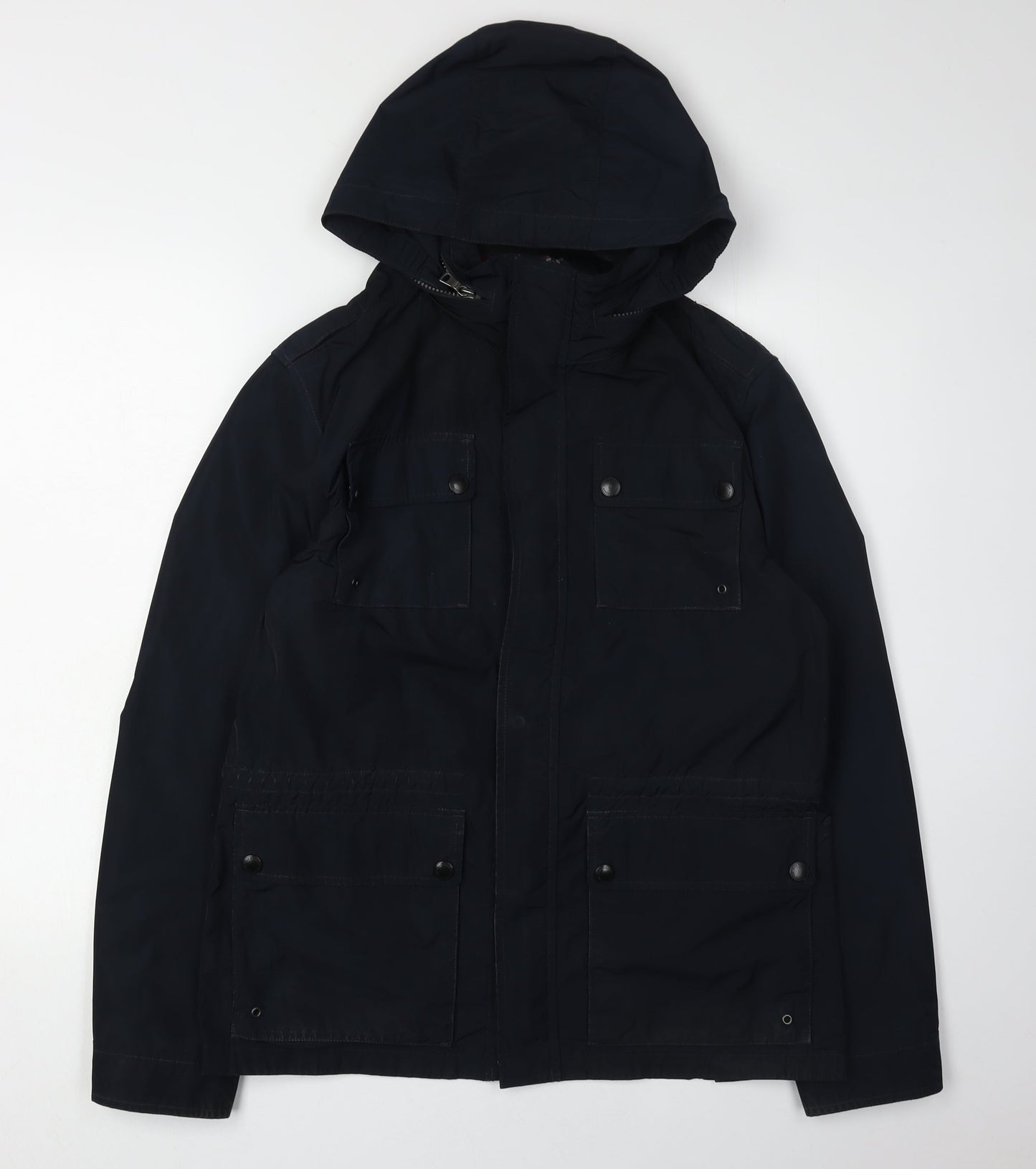 Mens UK Size S Marks and Spencer Black Parka Coat
