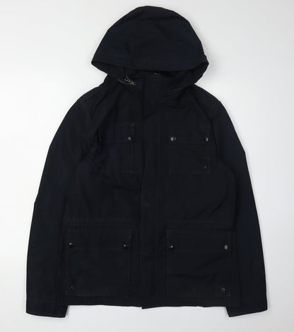 Mens UK Size S Marks and Spencer Black Parka Coat