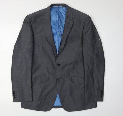 Mens UK Size 40 Marks and Spencer Regular Grey Suit Jacket