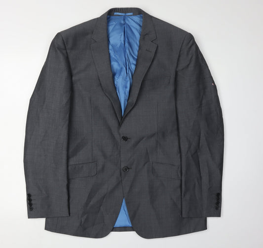 Mens UK Size 40 Marks and Spencer Regular Grey Suit Jacket