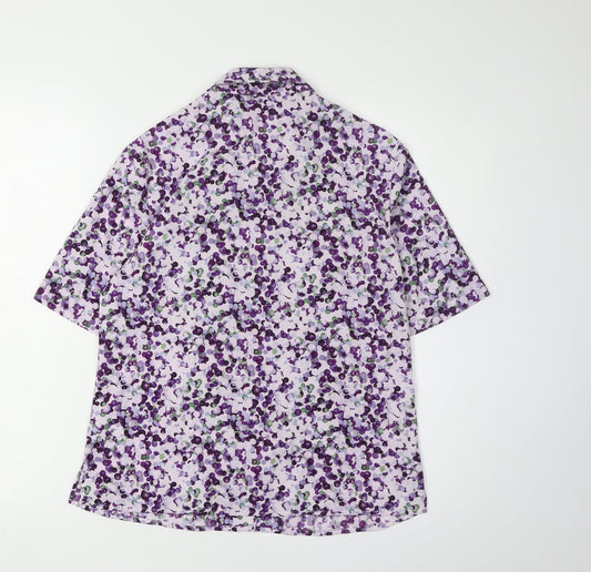 Womens UK Size 10 Honor Millburn Multicoloured Basic Button-Up