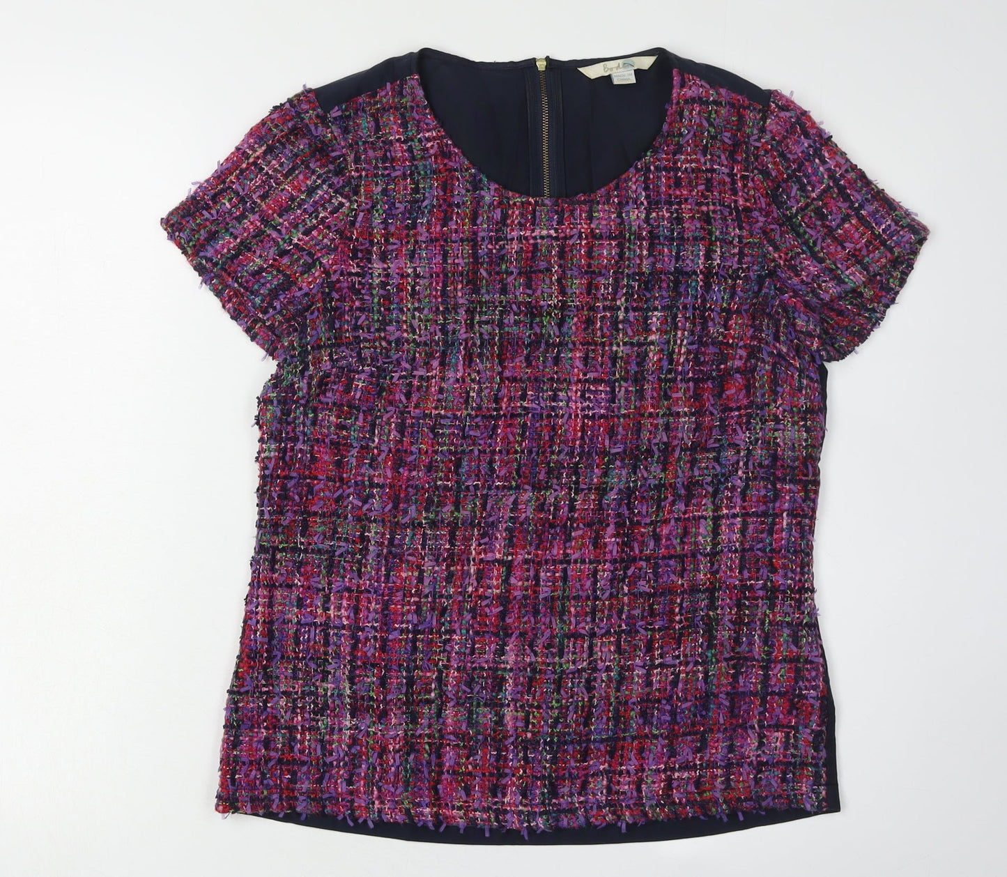 Womens UK Size 8 Boden Multicoloured Basic Blouse