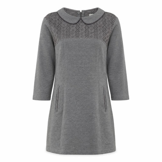 Superdry Women's Grey Medium Collared Dress