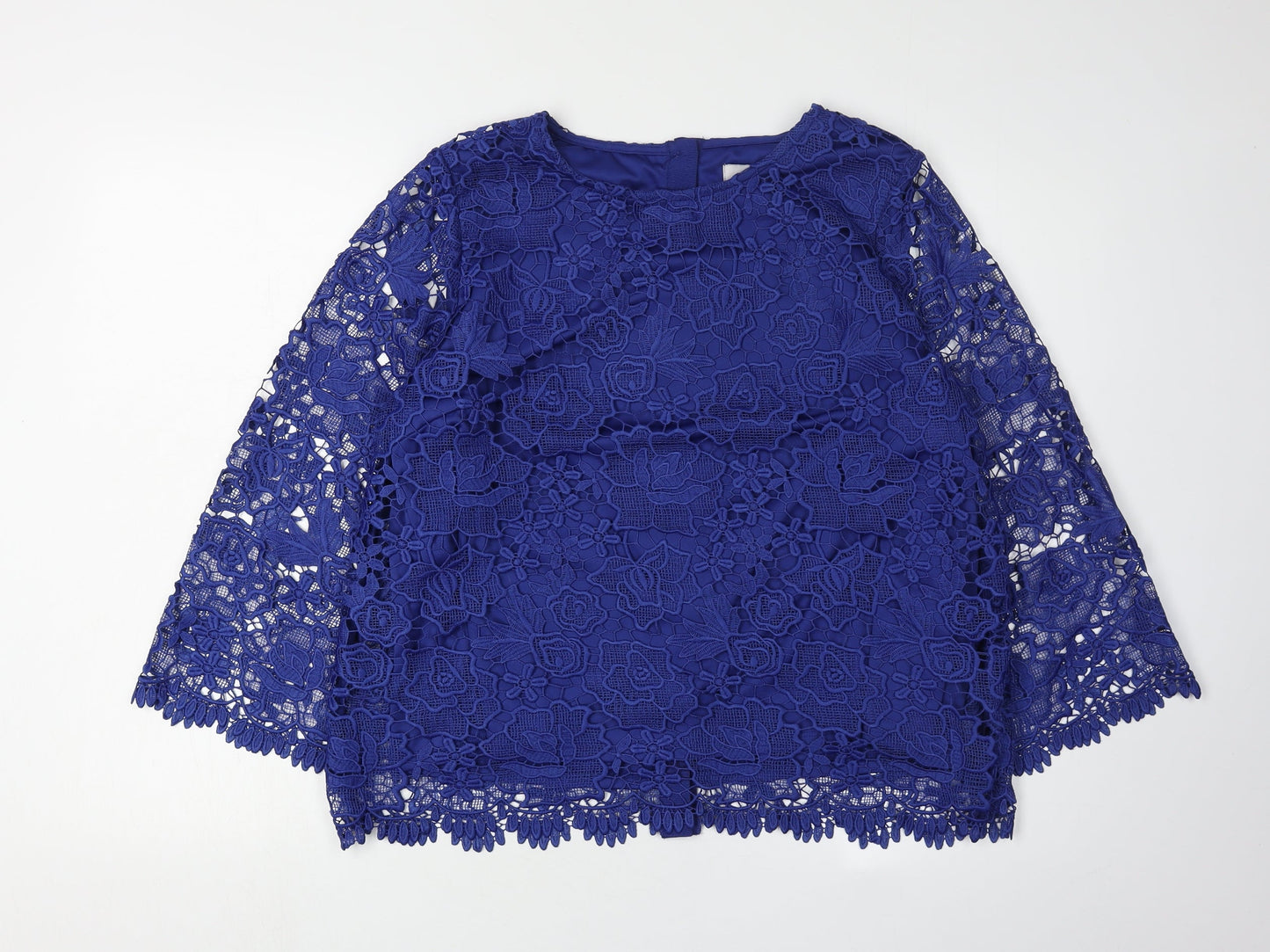 Womens UK Size 14 Marks and Spencer Blue  Blouse