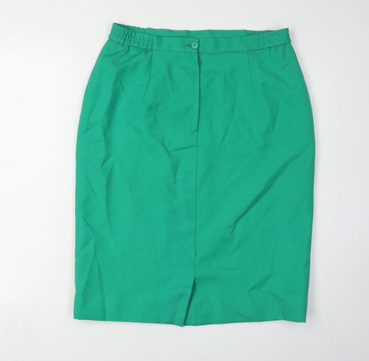 First Avenue Women's Green Pencil Skirt Size 16 Workwear