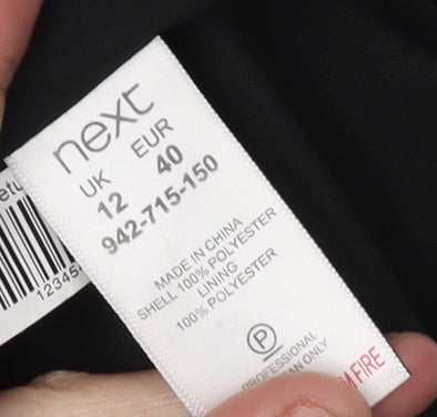Next Women's Black Sleeveless Dress Size 12