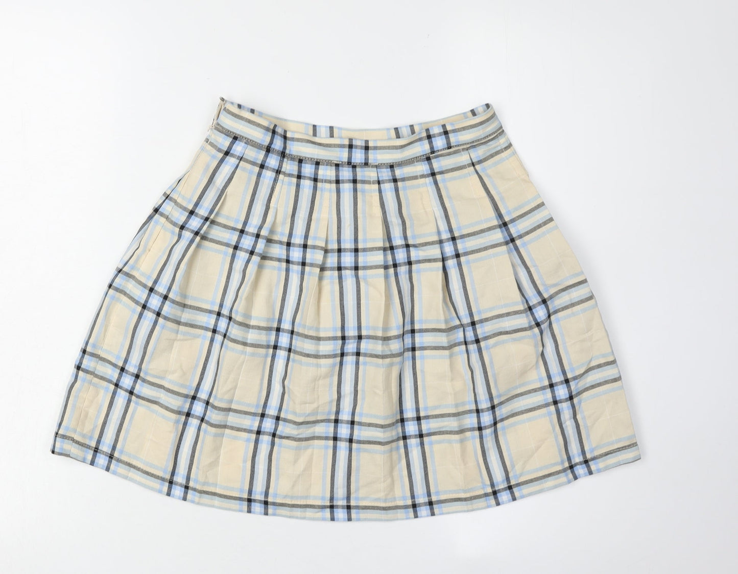 ASOS Women's Multicoloured Pleated Plaid Skirt Size 6
