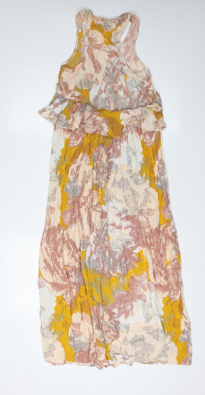 H&M Women's Multicoloured Floral Dress Size 6