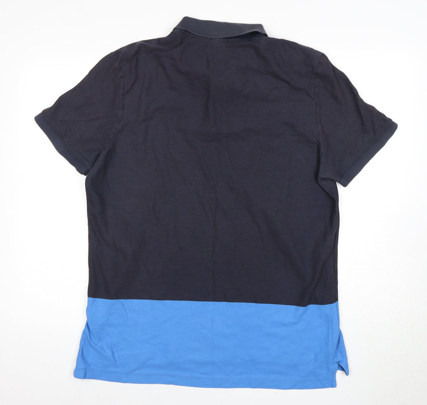 Hugo Boss Men’s 7XL Blue Colourblock Polo Shirt