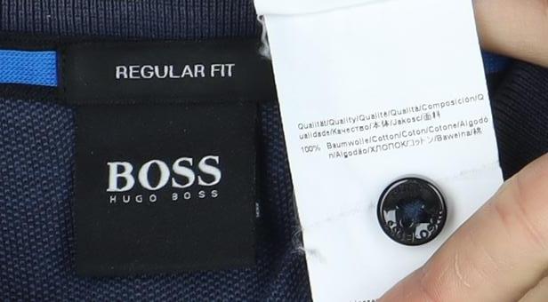 Hugo Boss Men’s 7XL Blue Colourblock Polo Shirt