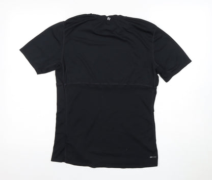 Nike Unisex Adults Black Dri-FIT T-Shirt M