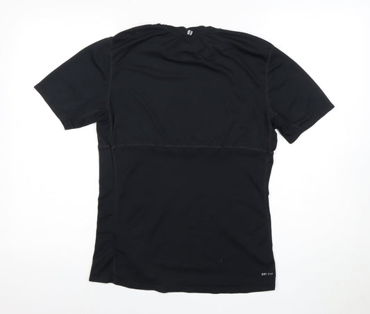 Nike Unisex Adults Black Dri-FIT T-Shirt M