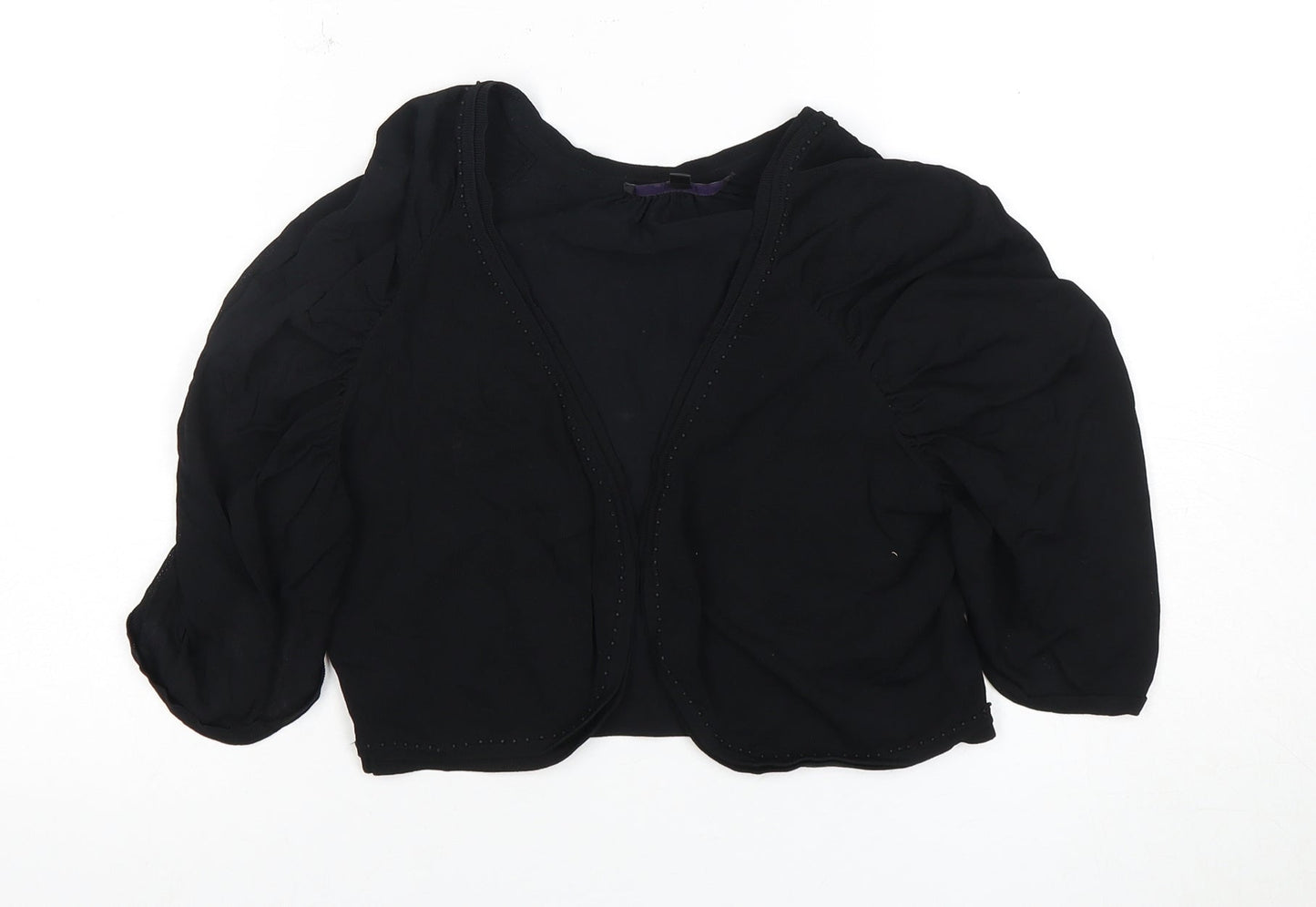 Coast Women's Black Long Sleeve Top Size 14