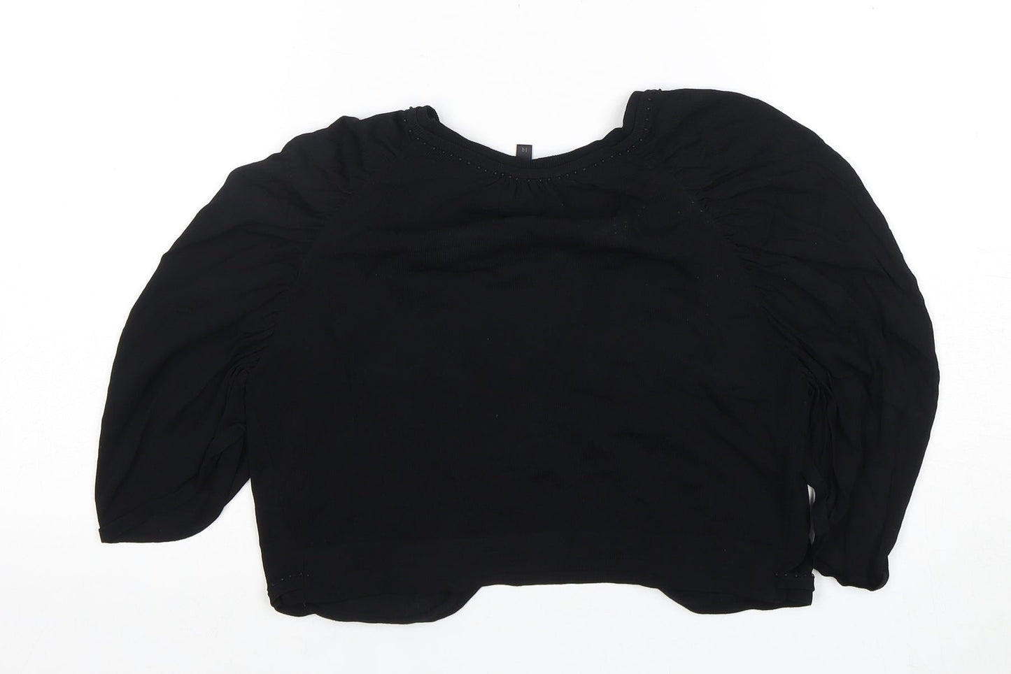 Coast Women's Black Long Sleeve Top Size 14