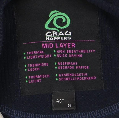 Mens UK Size M Craghoppers Blue Henley Sweatshirt