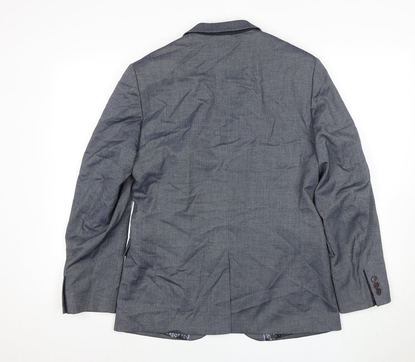 Mens UK Size 3 Ted Baker Regular Grey Suit Jacket