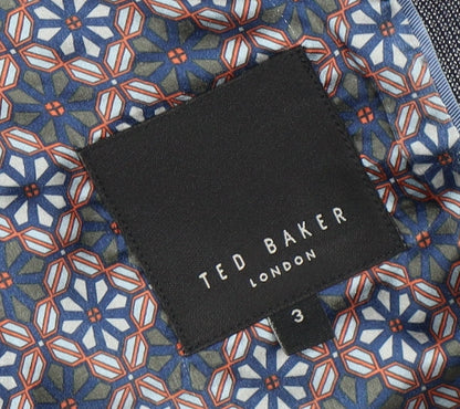 Mens UK Size 3 Ted Baker Regular Grey Suit Jacket