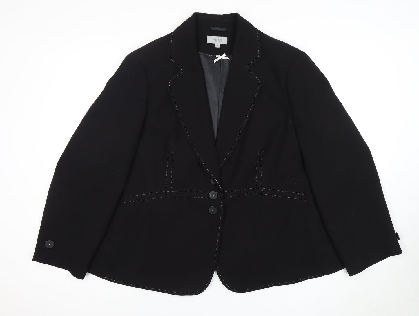 Marks & Spencer Women's Black Blazer Size 10