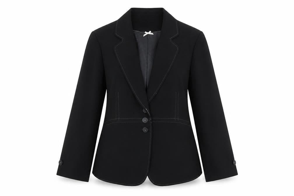 Womens UK Size 10 Marks and Spencer Regular Black Blazer