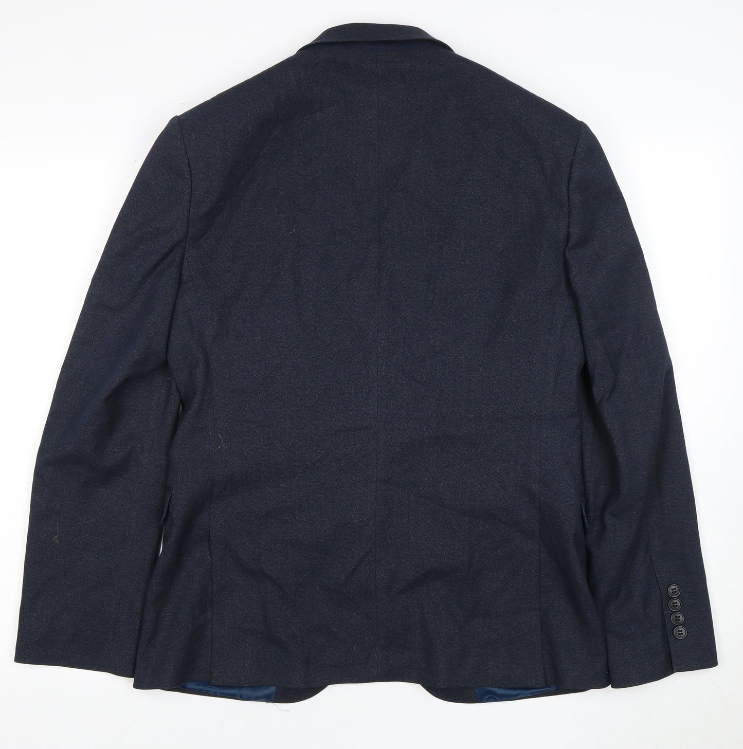 Mens UK Size 38 Lambretta Regular Blue Suit Jacket