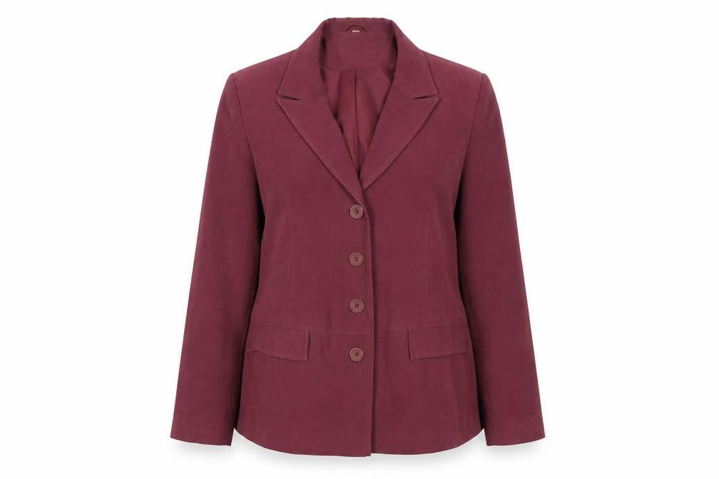 Womens UK Size 16 Style by EWM Regular Purple Blazer