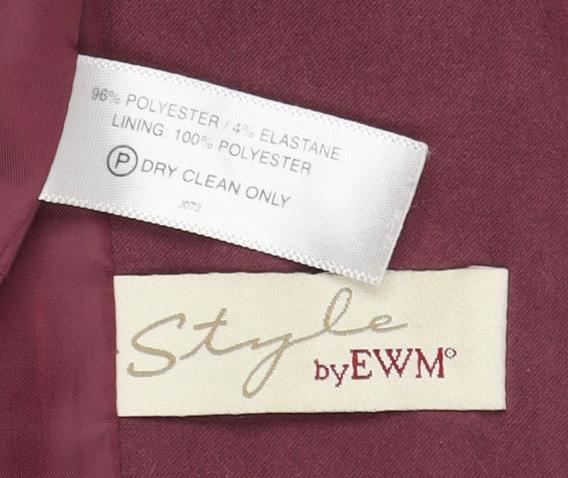 Womens UK Size 16 Style by EWM Regular Purple Blazer