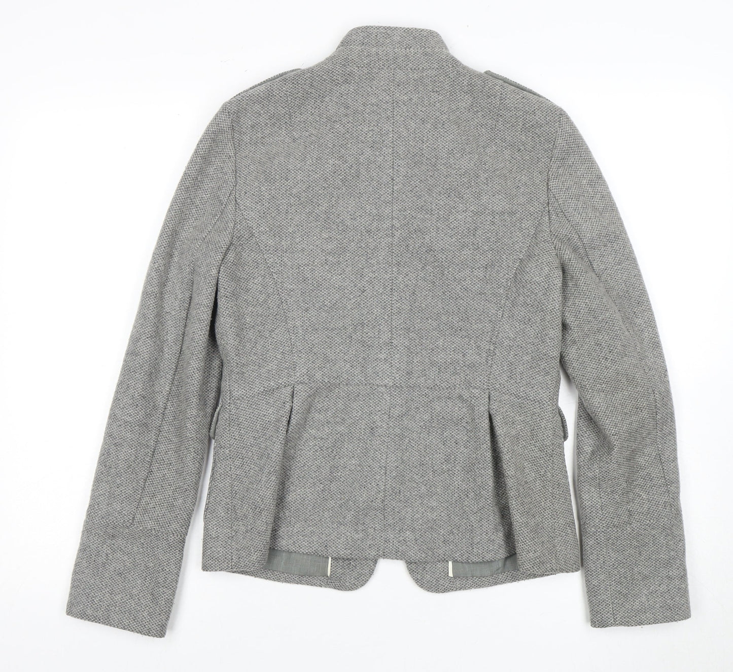 Banana Republic Women's Grey Blazer, Size 8, Herringbone