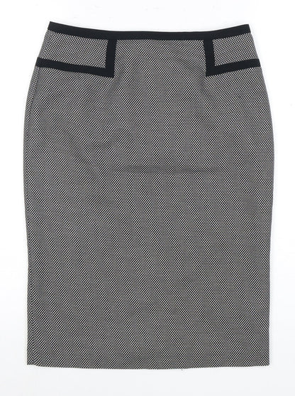 Marks and Spencer Women's Black Pencil Skirt, Size 8