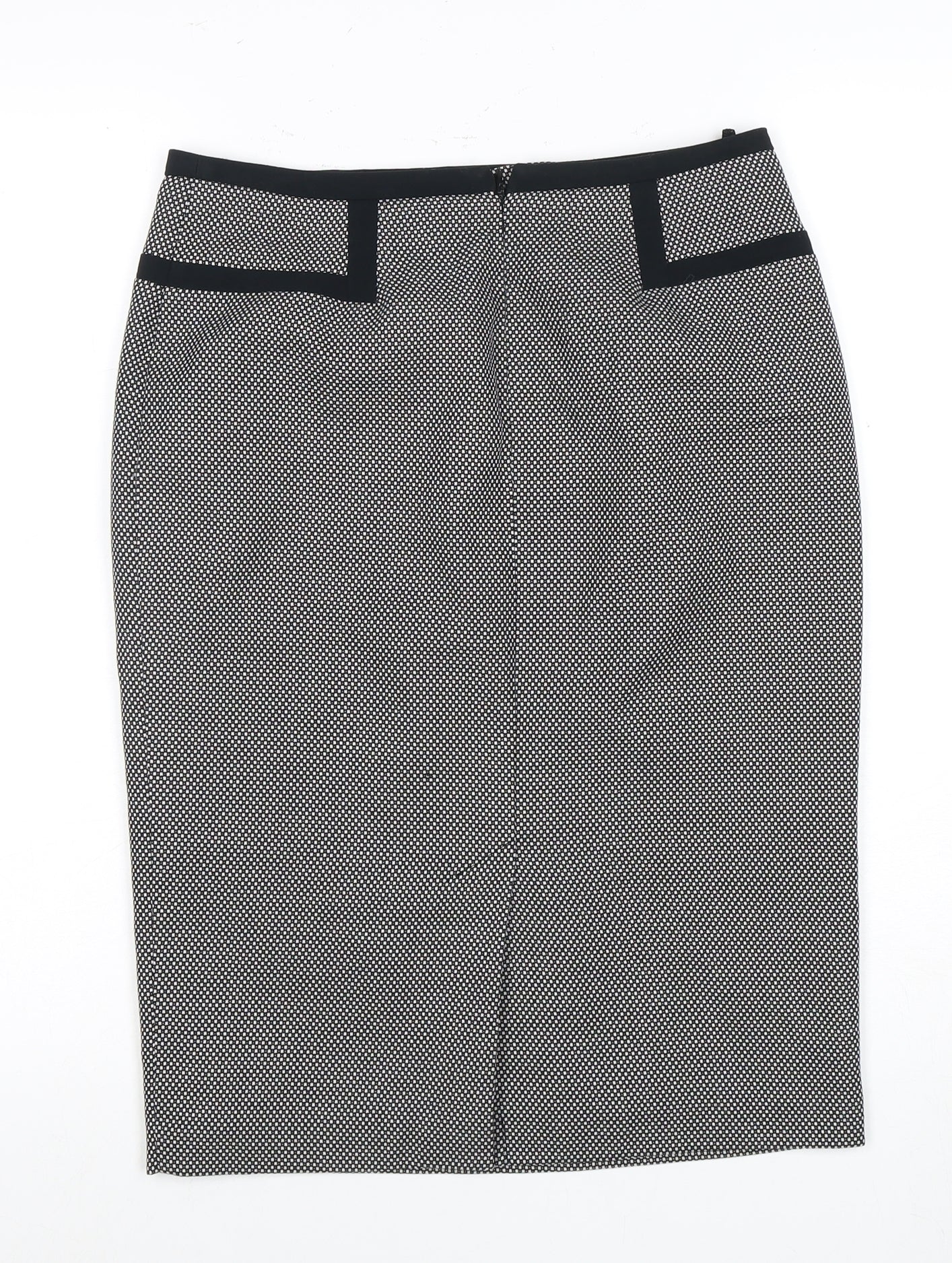 Marks and Spencer Women's Black Pencil Skirt, Size 8