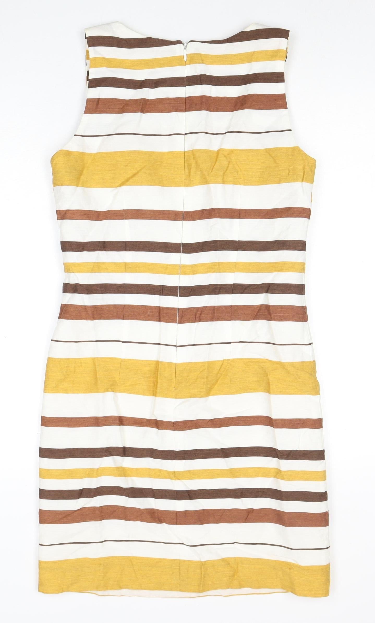 Next Women's Multicoloured Sheath Dress, Size 10