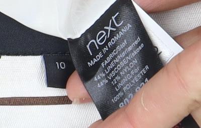 Next Women's Multicoloured Sheath Dress, Size 10