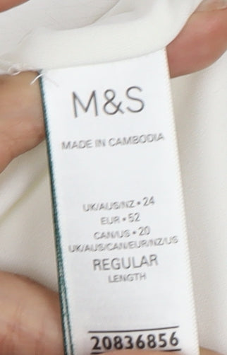 Womens UK Size 24 Marks and Spencer Beige  Tank