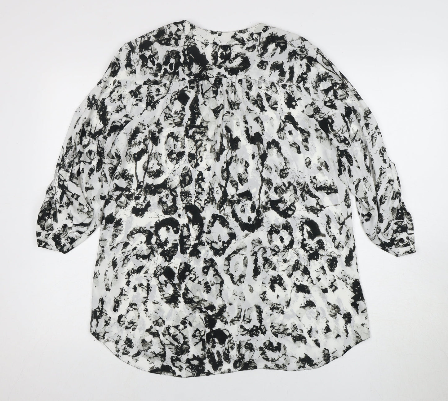 Womens UK Size 14 Roman Multicoloured Basic Blouse