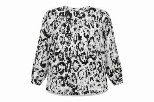 Front view of Roman Women's Multicoloured Animal Print Blouse, size 14