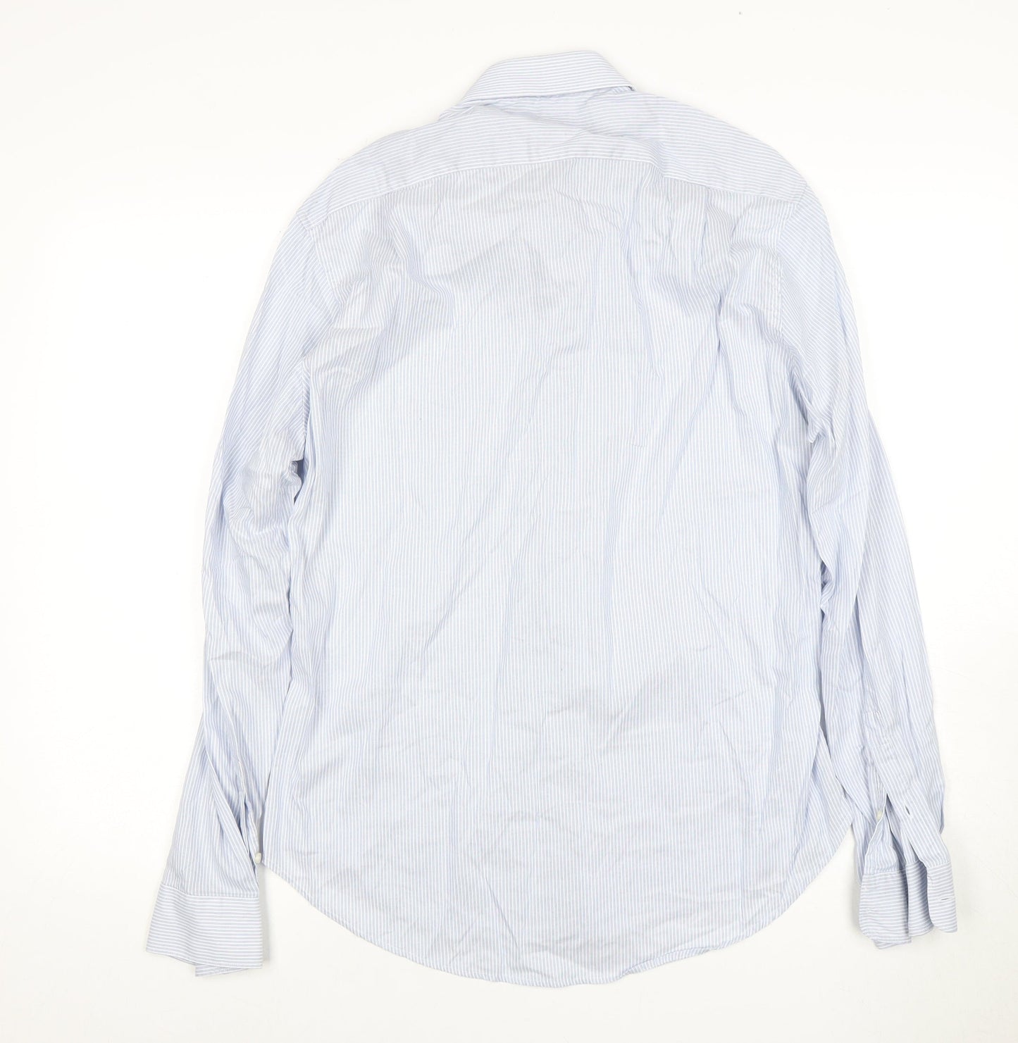 Mens UK Collar Size 16.5 French Connection Smart Blue  Dress Shirt