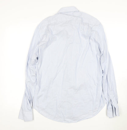 Mens UK Collar Size 16.5 French Connection Smart Blue  Dress Shirt